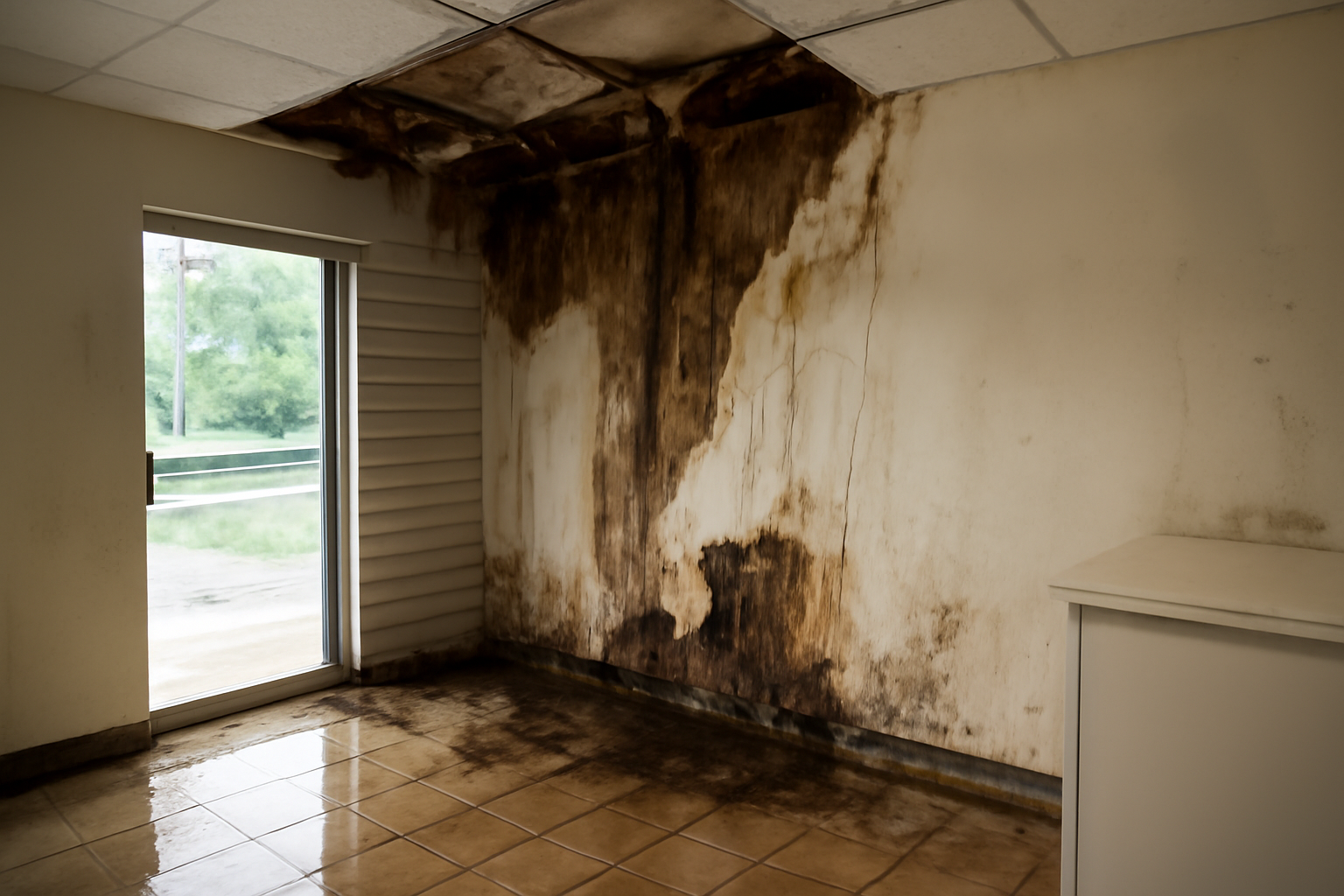 Retail Store Water Damage Restoration in Grand Prairie, TX